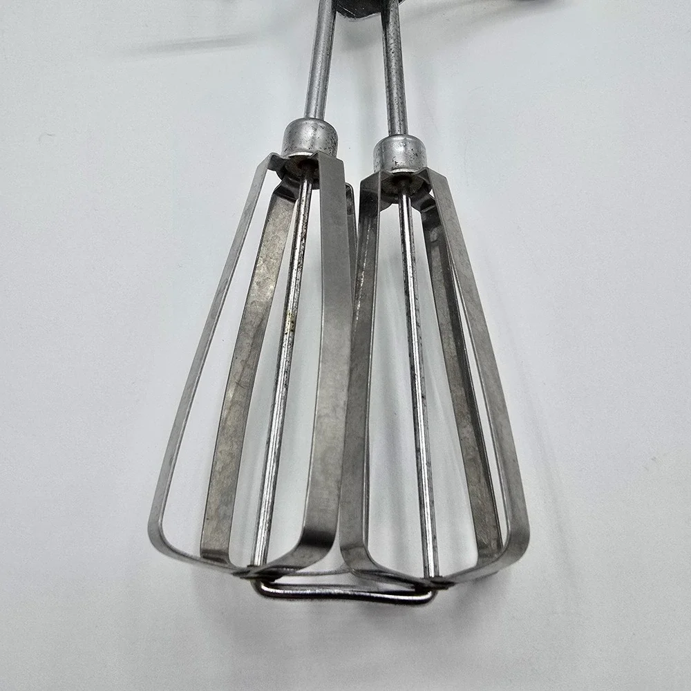 Tlc Vintage Hand Mixer Egg Beater With Crank Stainless Steel Farmhouse Rustic